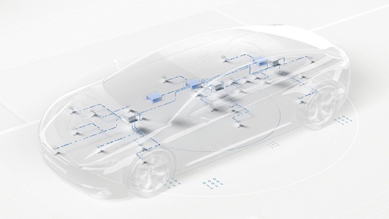 Glass vehicle: Bosch Engineering develops solutions such as body electronics, actuators, and sensors for the interior and body of vehicles
